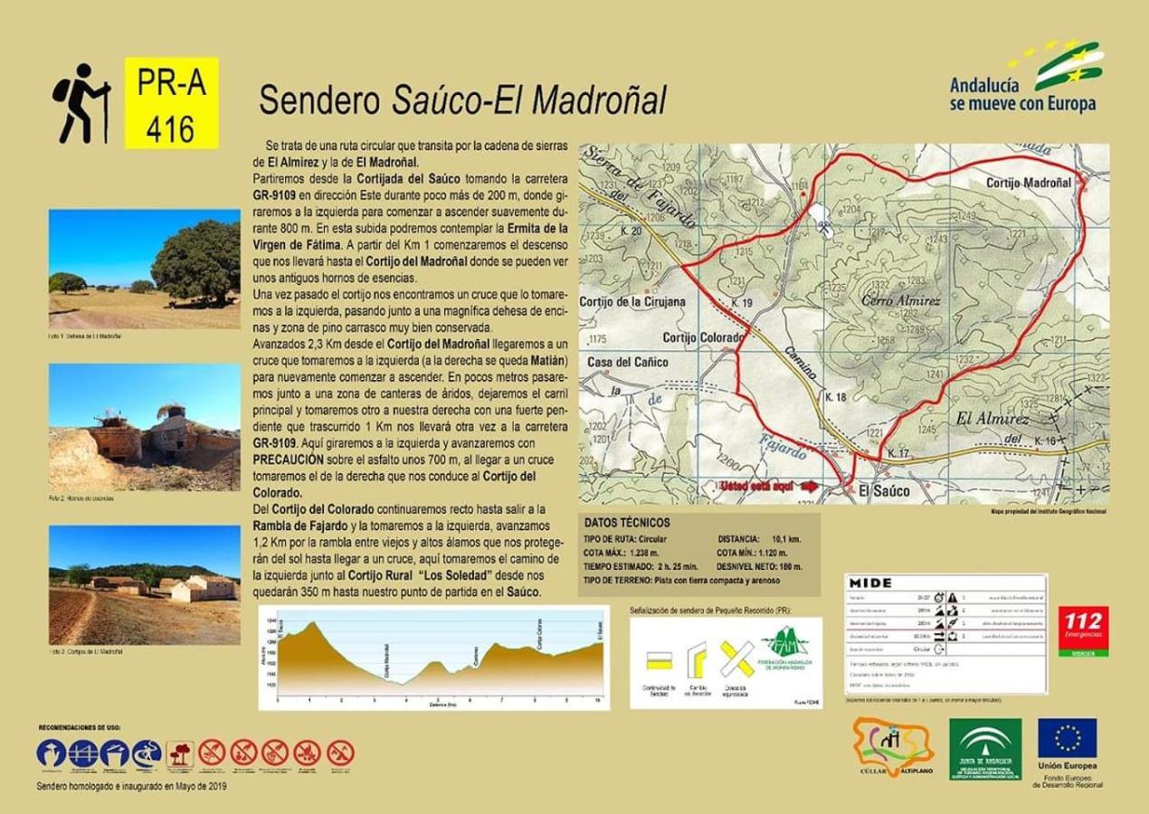 Cortijo Los Soledad El Sauco Kültér fotó